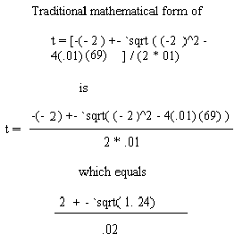 traditional mth form of a specific quadratic eqn.gif (3308 bytes)